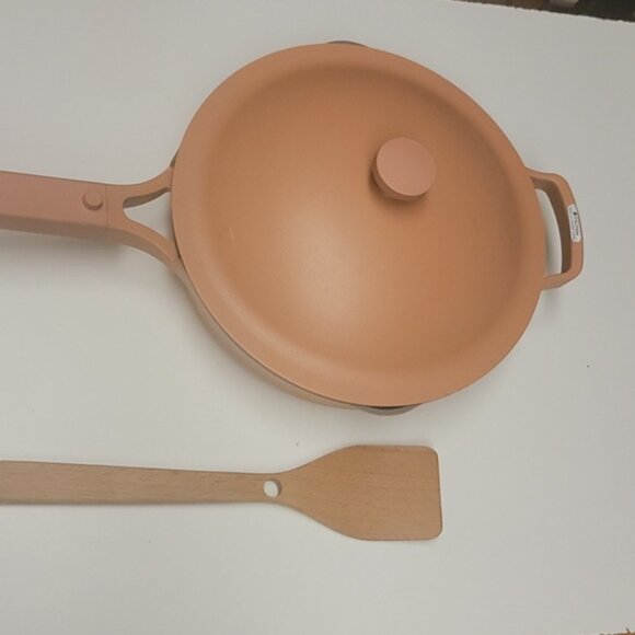 LAST CHANCE! NIB Our Place Always Pan Set w/Basket, Spatula, Sponge PINK Spice - Picture 6 of 11
